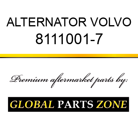 ALTERNATOR VOLVO 8111001-7