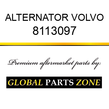 ALTERNATOR VOLVO 8113097