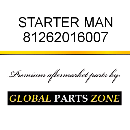 STARTER MAN 81262016007