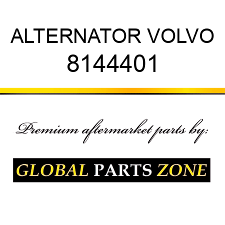 ALTERNATOR VOLVO 8144401