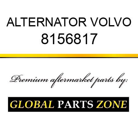 ALTERNATOR VOLVO 8156817