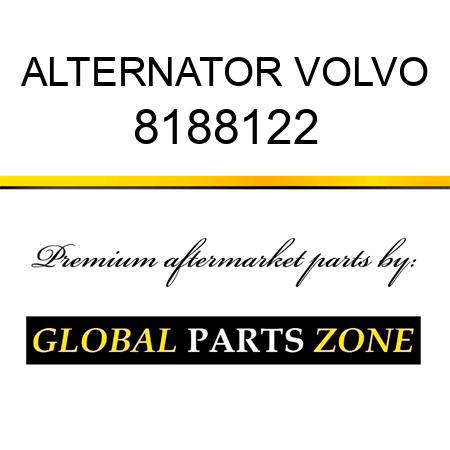 ALTERNATOR VOLVO 8188122