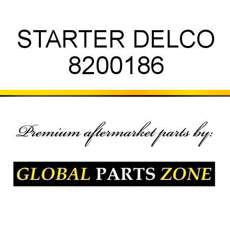 STARTER DELCO 8200186