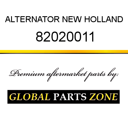 ALTERNATOR NEW HOLLAND 82020011