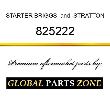 STARTER BRIGGS & STRATTON 825222