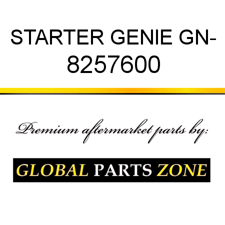 STARTER GENIE GN- 8257600