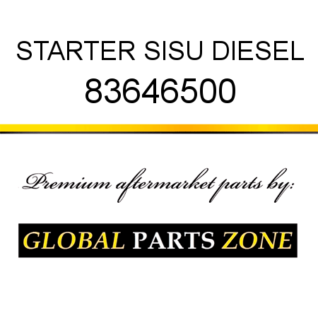STARTER SISU DIESEL 83646500