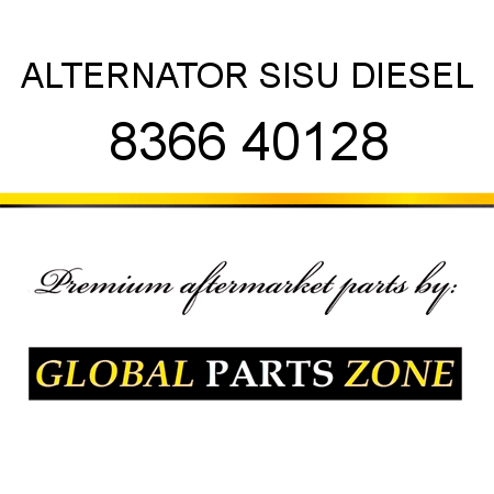 ALTERNATOR SISU DIESEL 8366 40128
