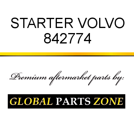 STARTER VOLVO 842774