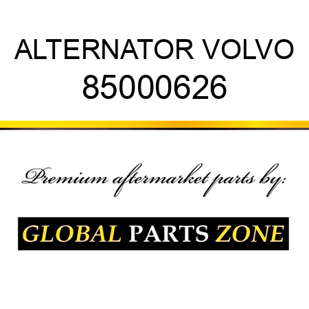ALTERNATOR VOLVO 85000626