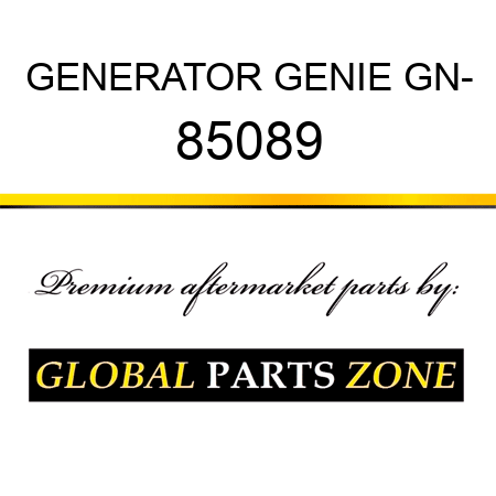 GENERATOR GENIE GN- 85089