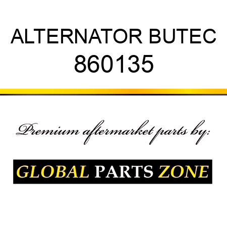 ALTERNATOR BUTEC 860135