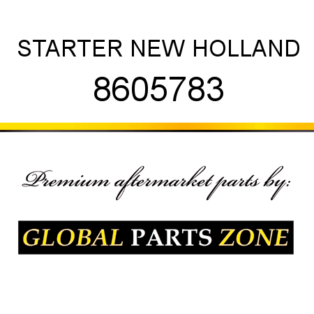 STARTER NEW HOLLAND 8605783