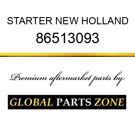 STARTER NEW HOLLAND 86513093