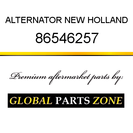 ALTERNATOR NEW HOLLAND 86546257