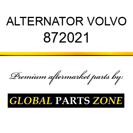 ALTERNATOR VOLVO 872021