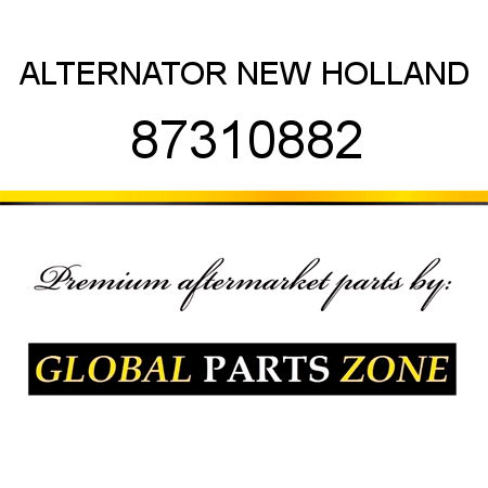 ALTERNATOR NEW HOLLAND 87310882