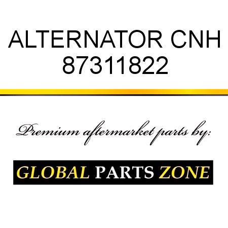 ALTERNATOR CNH 87311822