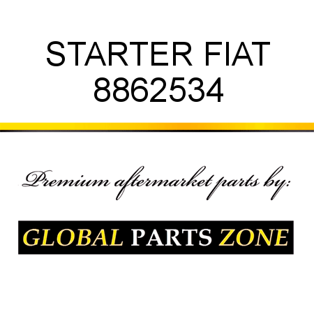 STARTER FIAT 8862534