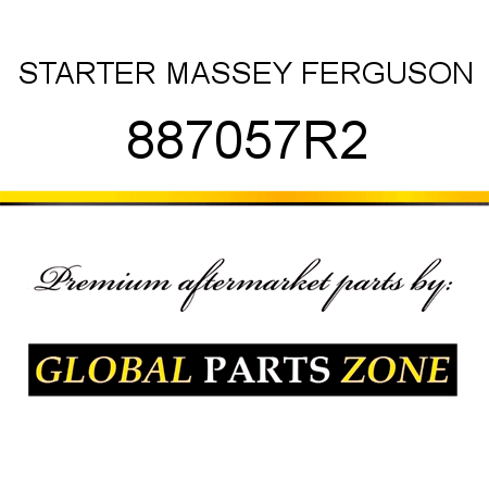 STARTER MASSEY FERGUSON 887057R2