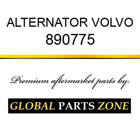 ALTERNATOR VOLVO 890775