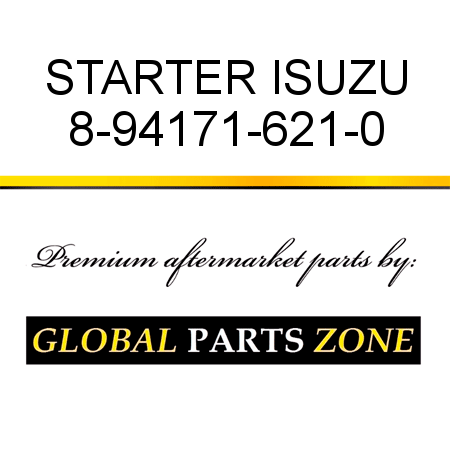 STARTER ISUZU 8-94171-621-0