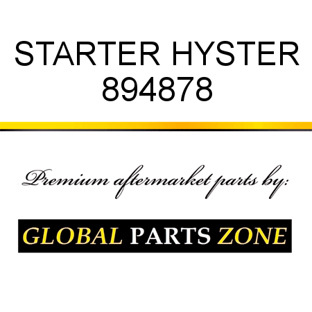 STARTER HYSTER 894878