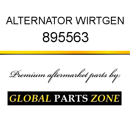 ALTERNATOR WIRTGEN 895563