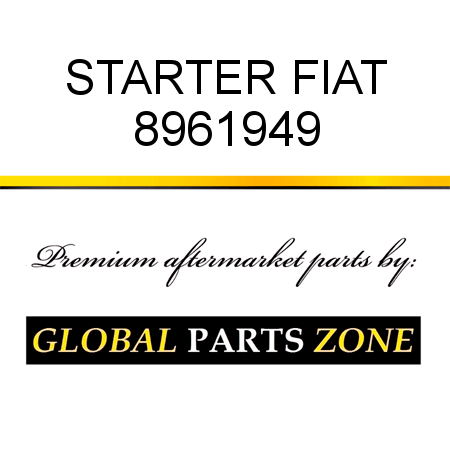 STARTER FIAT 8961949