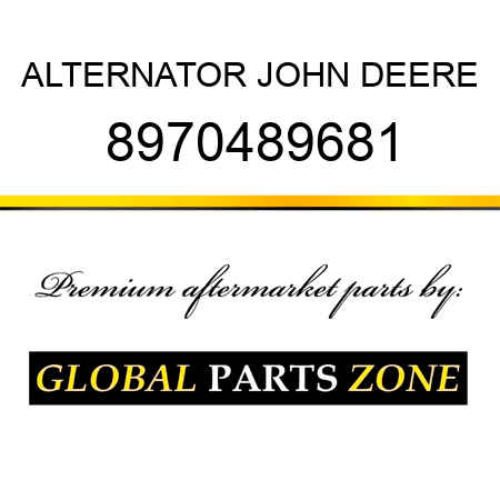 ALTERNATOR JOHN DEERE 8970489681