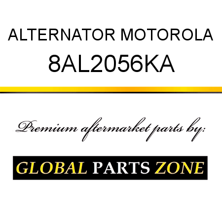 ALTERNATOR MOTOROLA 8AL2056KA