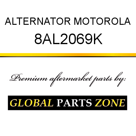 ALTERNATOR MOTOROLA 8AL2069K