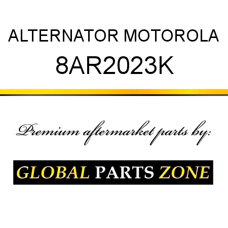 ALTERNATOR MOTOROLA 8AR2023K