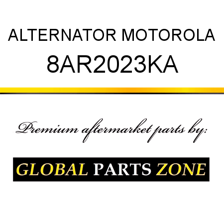 ALTERNATOR MOTOROLA 8AR2023KA
