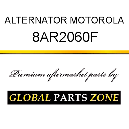 ALTERNATOR MOTOROLA 8AR2060F