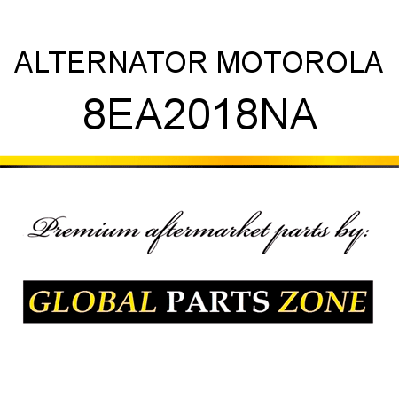 ALTERNATOR MOTOROLA 8EA2018NA