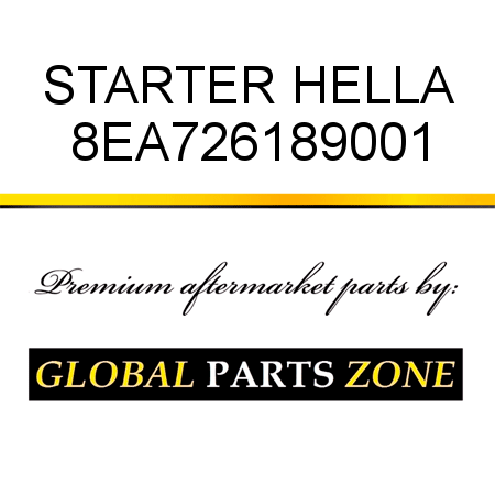 STARTER HELLA 8EA726189001