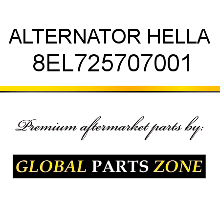 ALTERNATOR HELLA 8EL725707001