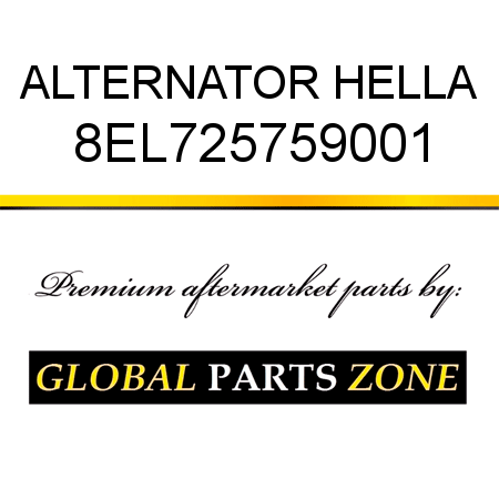 ALTERNATOR HELLA 8EL725759001