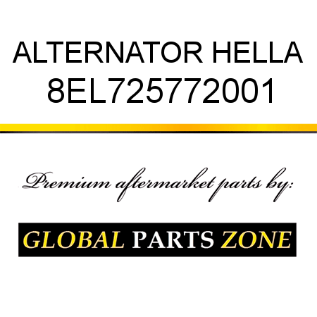 ALTERNATOR HELLA 8EL725772001