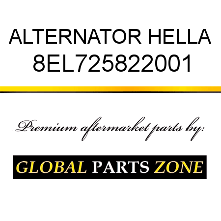 ALTERNATOR HELLA 8EL725822001