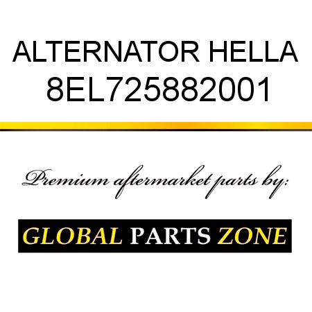ALTERNATOR HELLA 8EL725882001