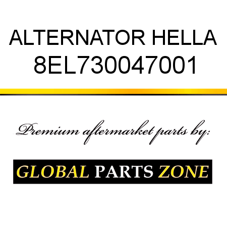 ALTERNATOR HELLA 8EL730047001