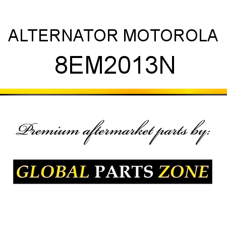 ALTERNATOR MOTOROLA 8EM2013N
