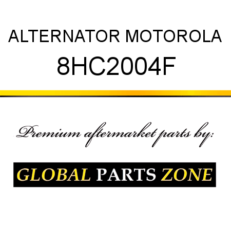 ALTERNATOR MOTOROLA 8HC2004F