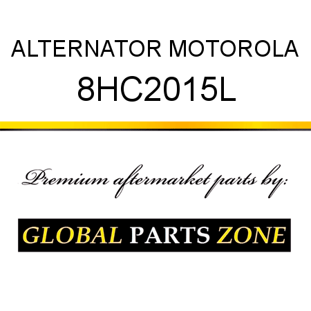 ALTERNATOR MOTOROLA 8HC2015L