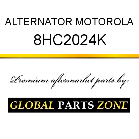 ALTERNATOR MOTOROLA 8HC2024K