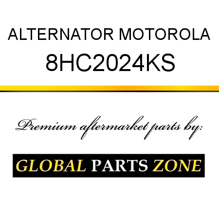 ALTERNATOR MOTOROLA 8HC2024KS