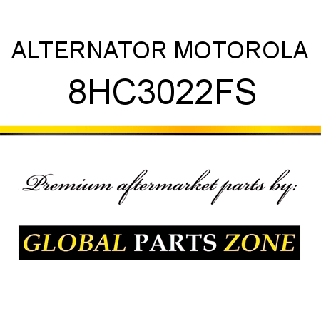 ALTERNATOR MOTOROLA 8HC3022FS