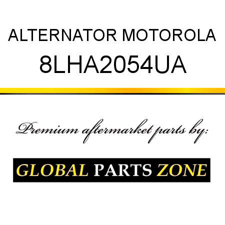 ALTERNATOR MOTOROLA 8LHA2054UA